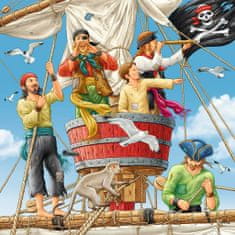 Ravensburger Puzzle Pirátská dobrodružství 3x49 dílků