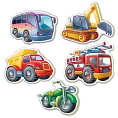 Educa Baby puzzle Vozidla 5v1 (3-5 dílků)
