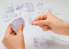 HCM Kinzel 3D Crystal puzzle Slon s mládětem 46 dílků
