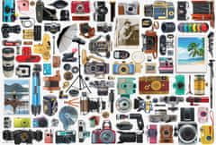 EuroGraphics Puzzle v plechové krabičce Klasický fotoaparát 550 dílků