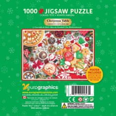 EuroGraphics Puzzle v plechové krabičce Vánoční stůl 1000 dílků
