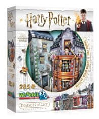 Wrebbit 3D puzzle Harry Potter: Kratochvílné a kouzelnické kejkle a Denní věštec 285 dílků