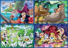Educa Puzzle Disney pohádky 4v1 (50,80,100,150 dílků)