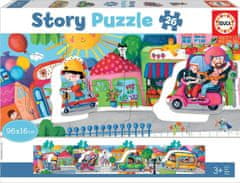 Educa Story puzzle Doprava ve městě 26 dílků