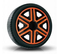 NRM Poklice kompatibilní na auto Ford 15" Action Duocolor Orange 4ks