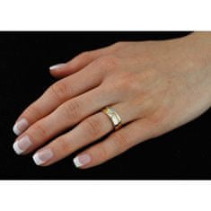 Silvego Snubní ocelový prsten pro ženy MARIAGE RRC2050-Z (Obvod 51 mm)