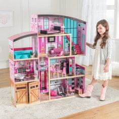 Domeček pro panenky Shimmer Mansion s vybavením