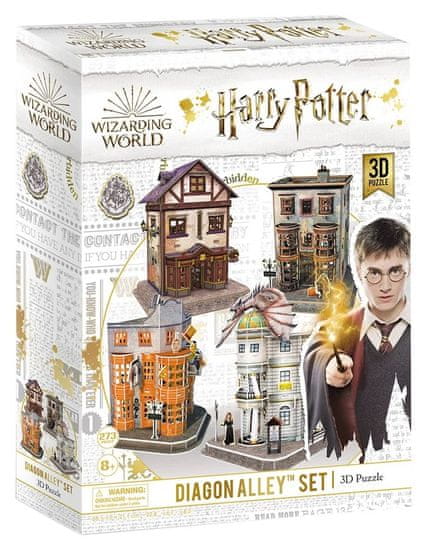 CubicFun 3D puzzle Harry Potter: Příčná ulice 273 dílků