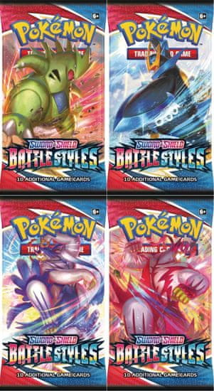 Karetní hra Pokémon TCG: Sword & Shield Battle Styles - booster (10 karet)