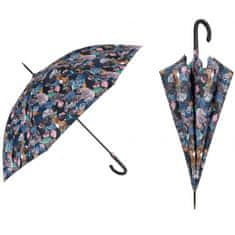 Perletti Automatický deštník TECHNOLOGY Foliage/ růžová, 21716