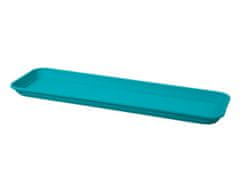 Podmiska pod truhlík INIS plastová modrá matná 40cm