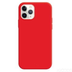 FIXED MagFlow silikonový kryt pro iPhone 12 Pro Max, červený Červená