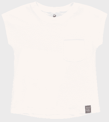 Boboli dívčí tričko z organické bavlny Home Grown 464026_1 bílá 110