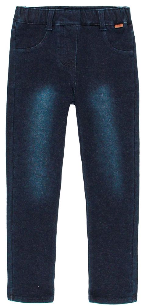Boboli dívčí strečové džíny Basico 490014 tmavě modrá 110