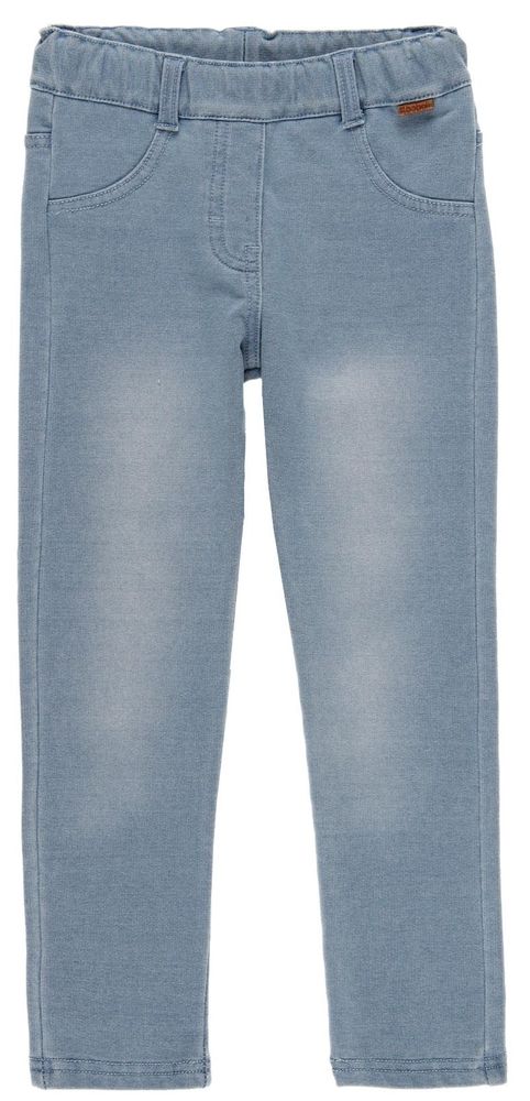 Boboli dívčí strečové džíny Basico 490014_2 světle modrá 110
