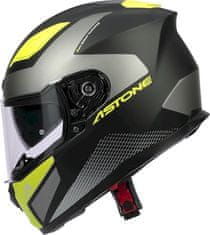 ASTONE Moto přilba GT900 RACE matná neonově žluto/černá XS