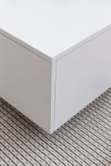 Bruxxi Konferenční stolek Iona, 60 cm, bílá