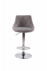 BHM Germany Barová židle Lazo (SET 2 ks), šedá
