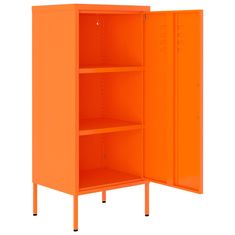 Vidaxl Úložná skříň oranžová 42,5 x 35 x 101,5 cm ocel