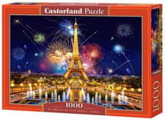 Castorland Puzzle Oslnivě krásná noční Paříž 1000 dílků