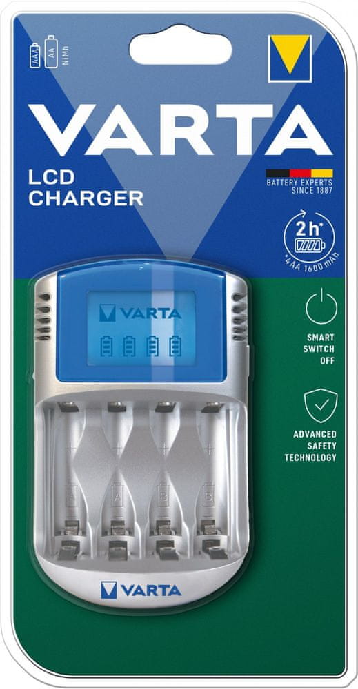Varta LCD Charger empty + 12V & USB 57070201401