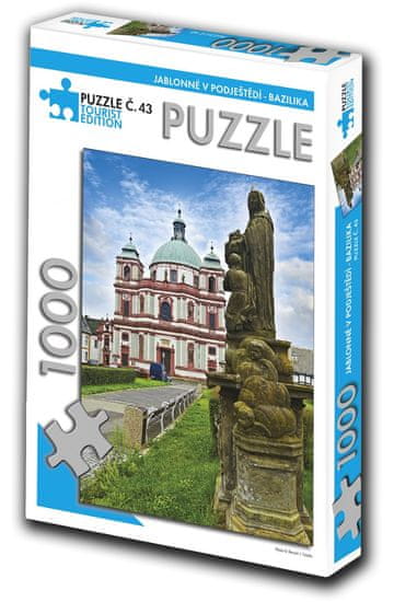 Tourist Edition Puzzle Jablonné v Podještědí, bazilika 1000 dílků (č.43)