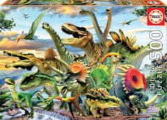Educa Puzzle Dinosauři 500 dílků
