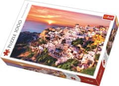 Trefl Puzzle Západ slunce nad Santorini, Řecko 1000 dílků