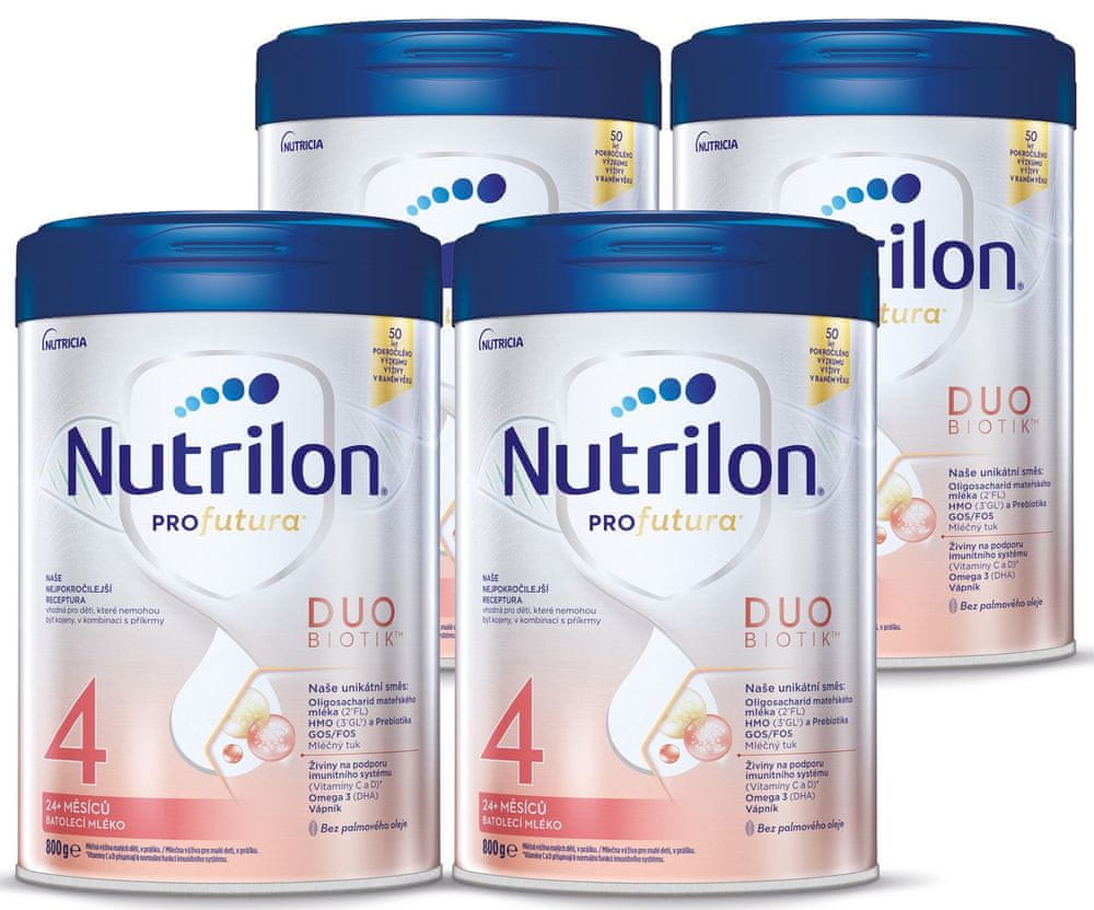 Levně Nutrilon Profutura DUOBIOTIK 4 batolecí mléko 4x800 g 24+