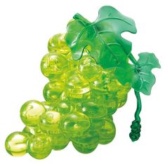 HCM Kinzel 3D Crystal puzzle Hroznové víno zelené 46 dílků
