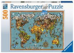 Ravensburger Puzzle Motýlí svět 500 dílků