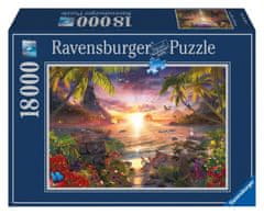 Ravensburger Puzzle Západ slunce v ráji 18000 dílků