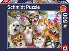 Schmidt Puzzle Kočičí selfie 500 dílků