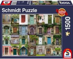 Schmidt Puzzle Koláž dveří 1500 dílků