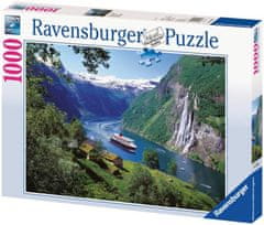Ravensburger Puzzle Norský fjord 1000 dílků