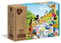 Clementoni Play For Future Puzzle Mickey Mouse: Piknik 104 dílků