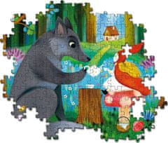 Clementoni Play For Future Puzzle Červená Karkulka a vlk 104 dílků