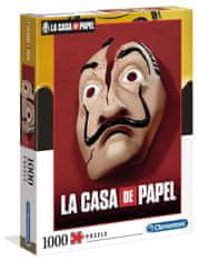 Clementoni Puzzle Netflix: Papírový dům - Maska 1000 dílků