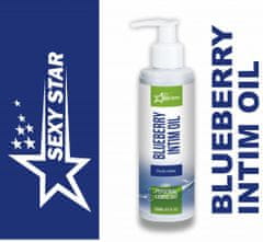 SEXY STAR AROMA LUBRIKAČNÍ BLUEBERRY INTIM OIL  250ML