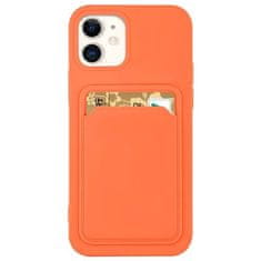 IZMAEL Pouzdro Card Case pro Apple iPhone 7/iPhone 8/iPhone SE 2020/iPhone SE 2022 - Oranžová KP13649