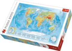 Trefl Puzzle Mapa světa 1000 dílků