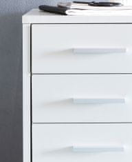 Bruxxi Komoda se zásuvkami Meli, 63 cm, bílá