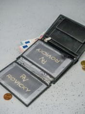 Always Wild Pánská klasická peněženka z kůže AMADEI, černá
