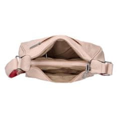 Paolo Bags Praktická dámská taška s kapsami Simona, růžová