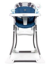 EcoToys Skládací jídelní židlička 2v1 modrá
