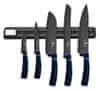 Sada nožů s magnetickým držákem 6 ks Aquamarine Metallic Line