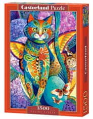 Puzzle Malovaná kočka 1500 dílků