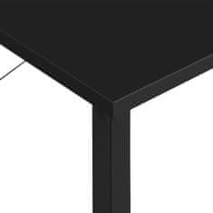 Greatstore PC stůl černý 105 x 55 x 72 cm MDF a kov