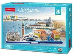 CubicFun 3D puzzle CityLine panorama: Benátky 126 dílků