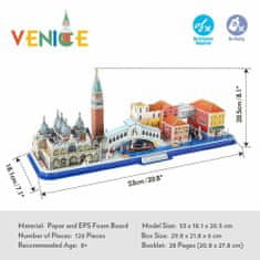 CubicFun 3D puzzle CityLine panorama: Benátky 126 dílků
